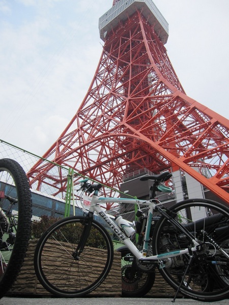 Bianchiで東京タワー.jpg
